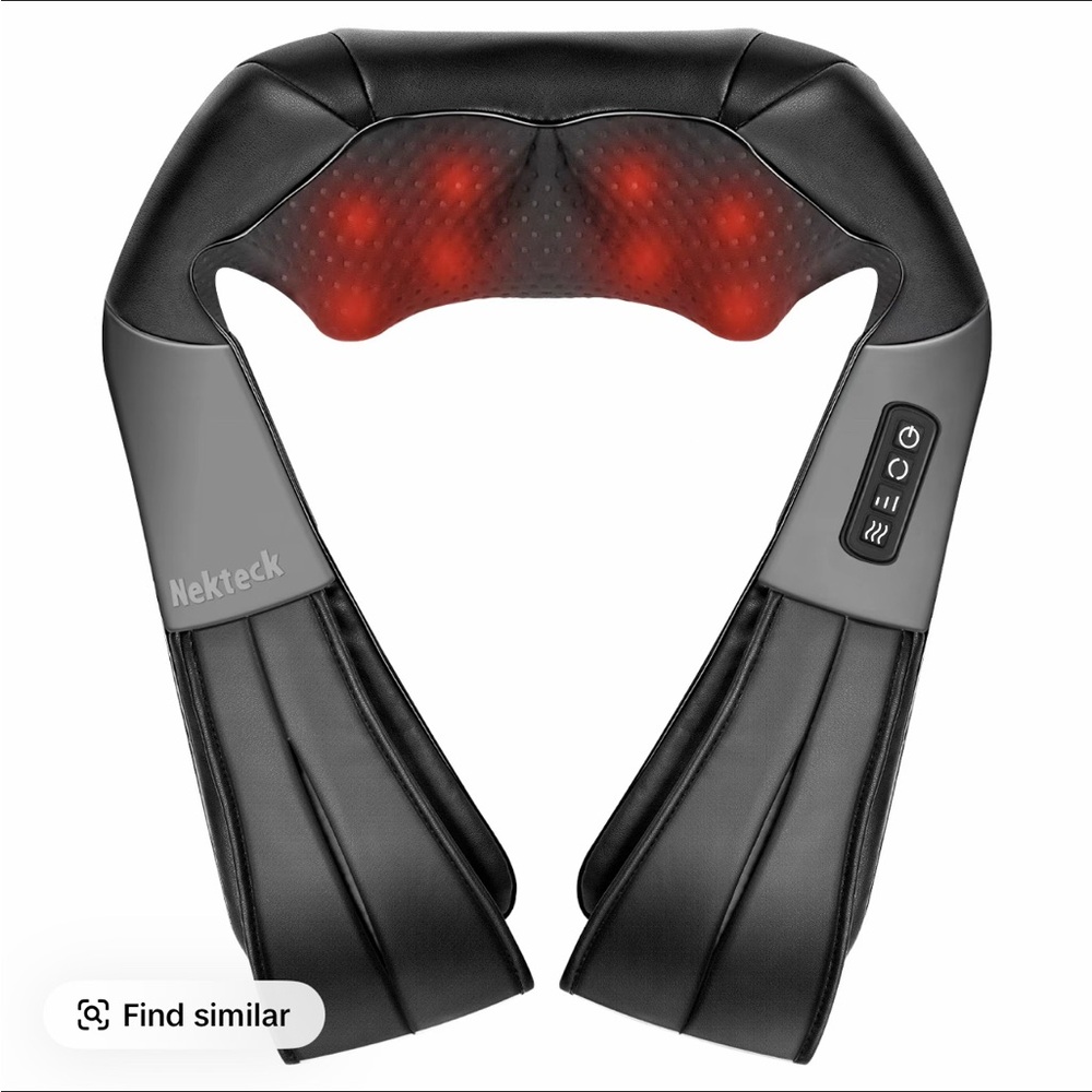 Nekteck Shiatsu Neck and Back Massager NEW STILL SEALED